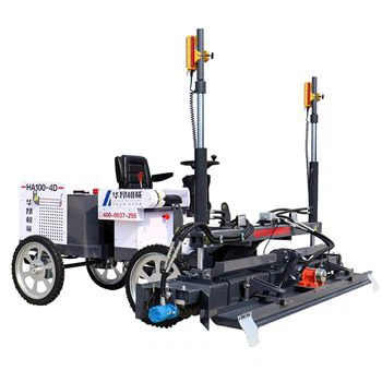 Ride-on Laser Screed with Auger Paving