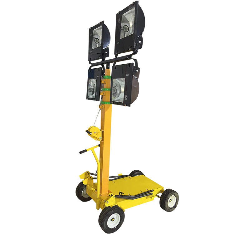 Can a mobile solar light tower be used in mountainous areas?