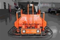 How to start a ride - on polishing machine?